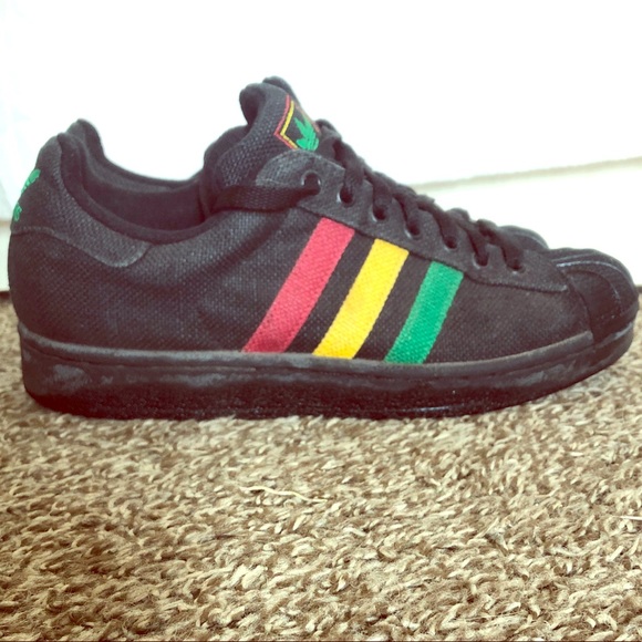 red gold and green adidas